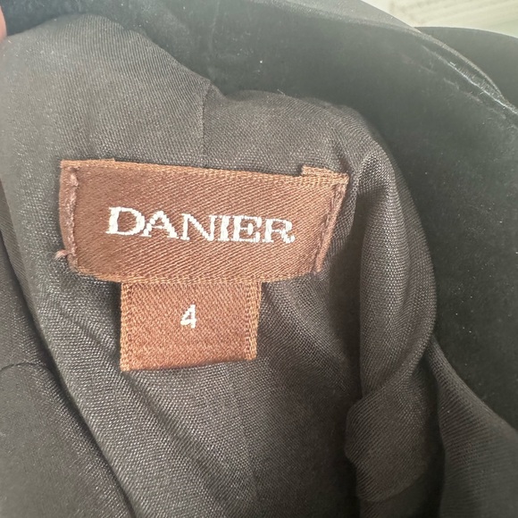 Gorgeous fall winter formal suede and satin gown. EUC worn once! - Picture 5 of 5